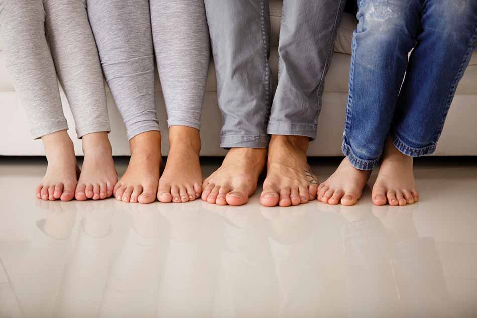 نمدی 2 - چگونه در فصل سرما پاهای خود را گرم نگه دارید ؟